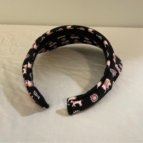 Vera Bradley Retired Pink Elephants Patterned Visor - Picture 6 of 6